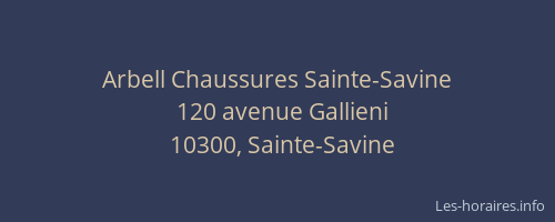 Arbell Chaussures Sainte-Savine