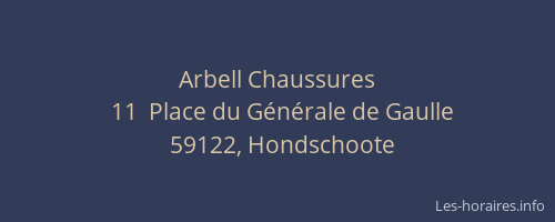 Arbell Chaussures