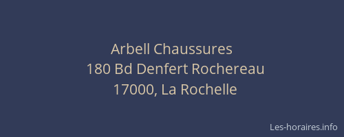 Arbell Chaussures