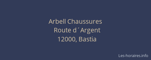 Arbell Chaussures