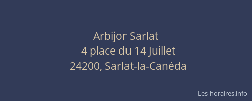 Arbijor Sarlat