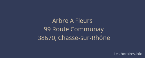 Arbre A Fleurs