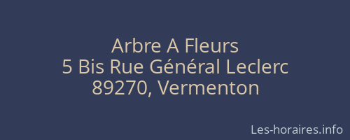 Arbre A Fleurs