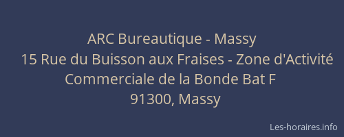 ARC Bureautique - Massy