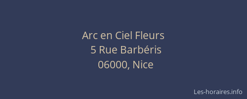 Arc en Ciel Fleurs