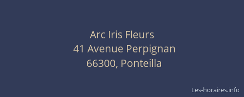Arc Iris Fleurs