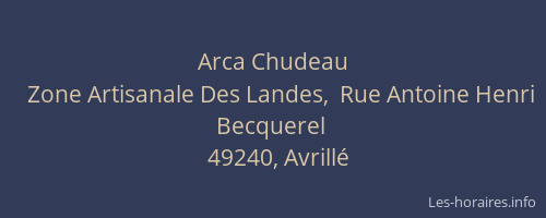 Arca Chudeau