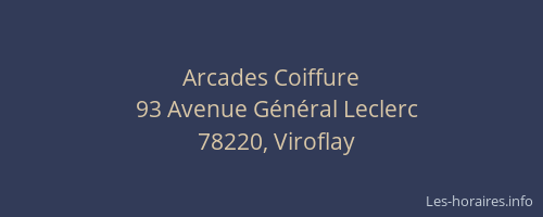 Arcades Coiffure