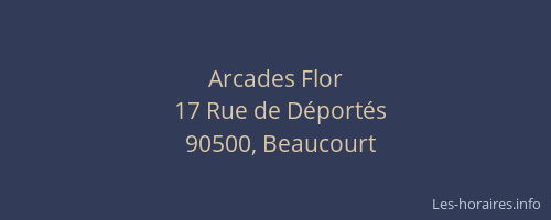 Arcades Flor