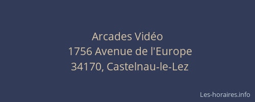 Arcades Vidéo