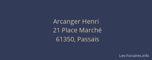 Arcanger Henri