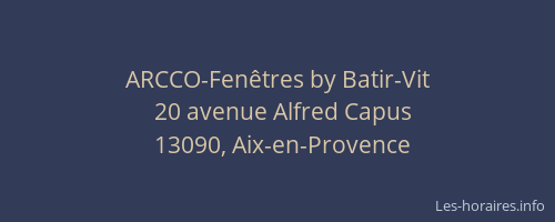 ARCCO-Fenêtres by Batir-Vit