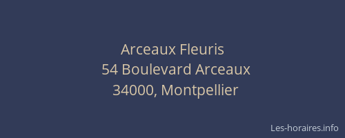 Arceaux Fleuris