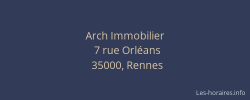 Arch Immobilier