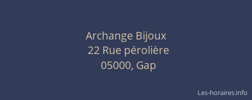 Archange Bijoux
