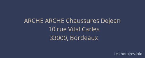 ARCHE ARCHE Chaussures Dejean