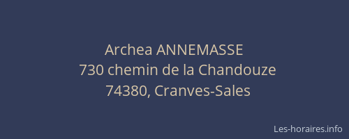 Archea ANNEMASSE