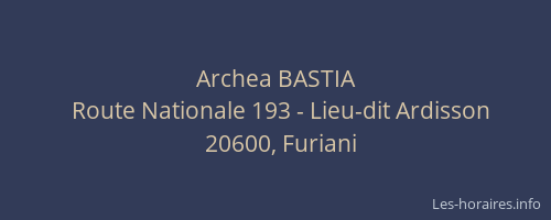 Archea BASTIA