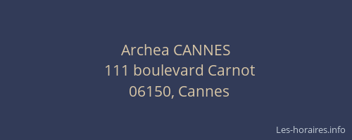 Archea CANNES