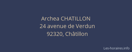 Archea CHATILLON
