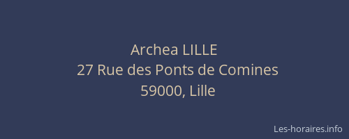 Archea LILLE