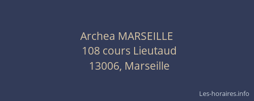 Archea MARSEILLE