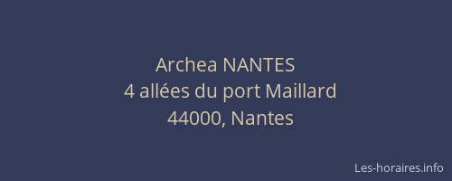 Archea NANTES