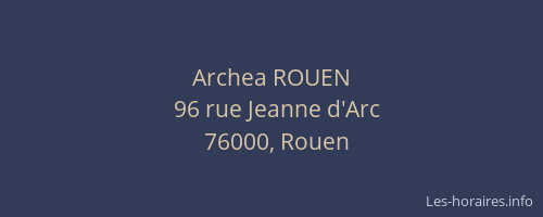 Archea ROUEN