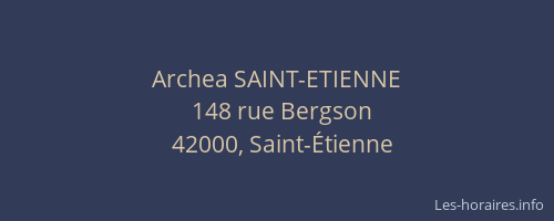 Archea SAINT-ETIENNE