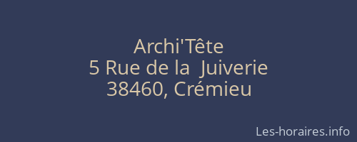 Archi'Tête