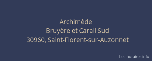 Archim&egrave;de
