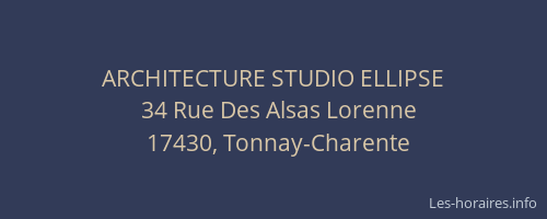 ARCHITECTURE STUDIO ELLIPSE