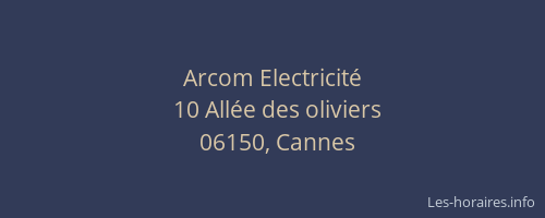 Arcom Electricité