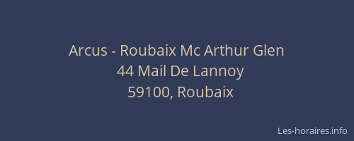 Arcus - Roubaix Mc Arthur Glen