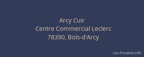 Arcy Cuir