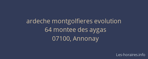 ardeche montgolfieres evolution