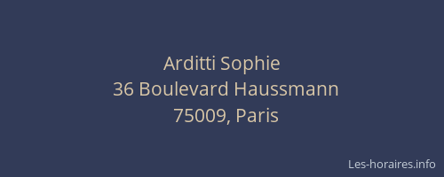 Arditti Sophie