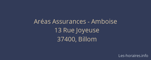 Ar&eacute;as Assurances - Amboise