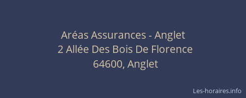 Aréas Assurances - Anglet