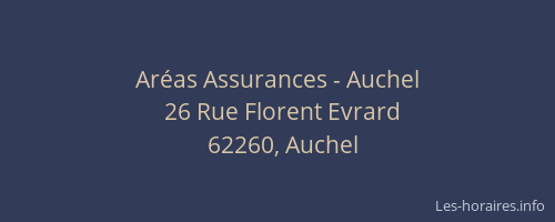 Ar&eacute;as Assurances - Auchel
