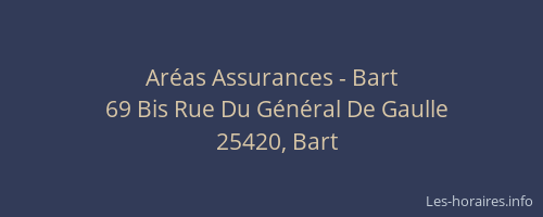 Aréas Assurances - Bart