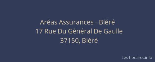 Aréas Assurances - Bléré