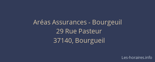 Ar&eacute;as Assurances - Bourgeuil