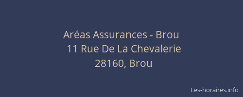 Ar&eacute;as Assurances - Brou
