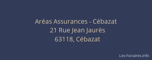 Ar&eacute;as Assurances - C&eacute;bazat