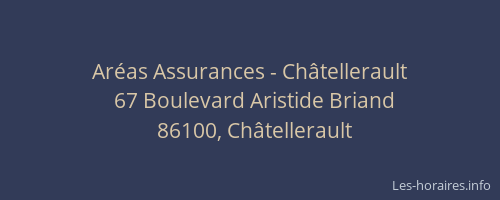 Aréas Assurances - Châtellerault