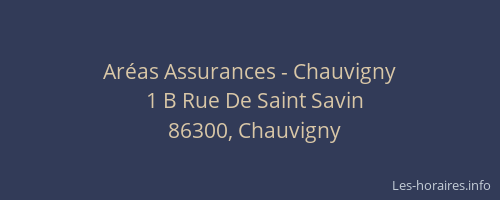 Aréas Assurances - Chauvigny