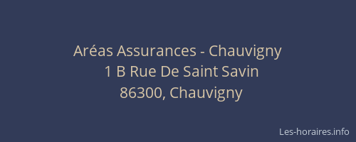 Ar&eacute;as Assurances - Chauvigny
