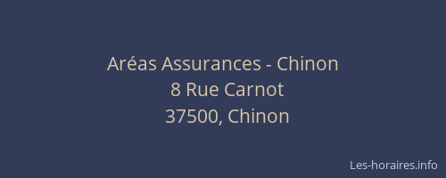 Ar&eacute;as Assurances - Chinon