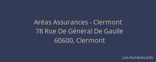 Ar&eacute;as Assurances - Clermont